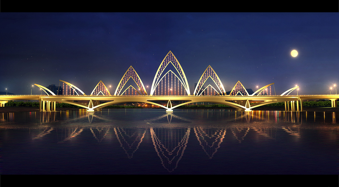 九(jiu)龍(long)江北港(gang)主(zhu)橋